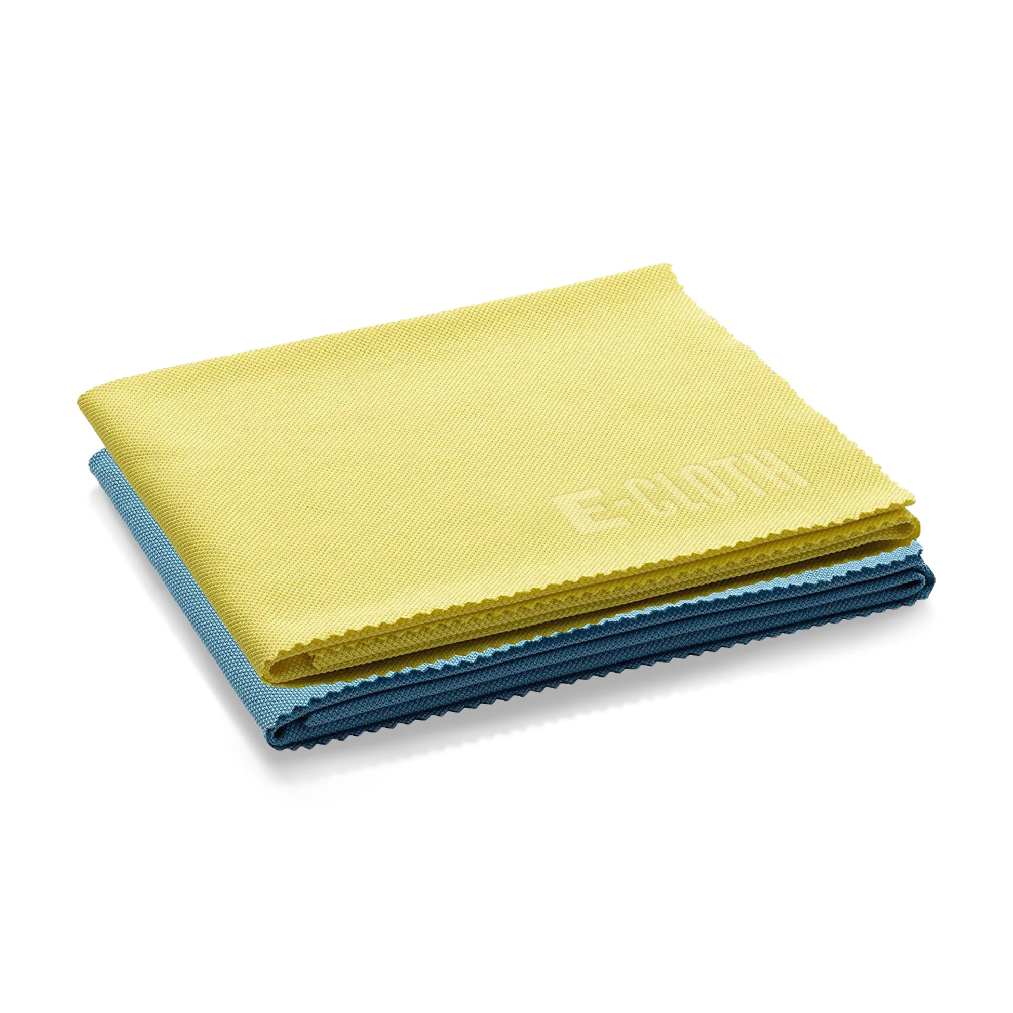 E-Cloth 2 Glas- und Poliertücher alaska blau/ narzissen gelb