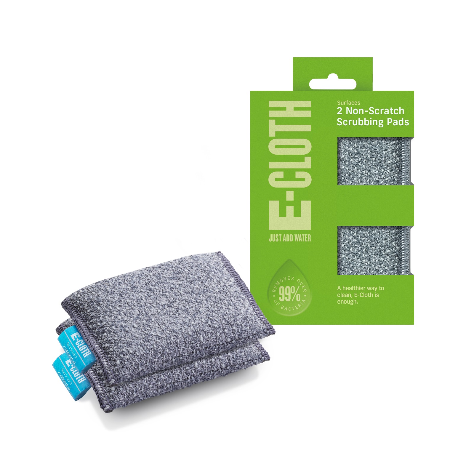 2 E-Cloth Pads zum Putzen von Töpfen und Pfannen